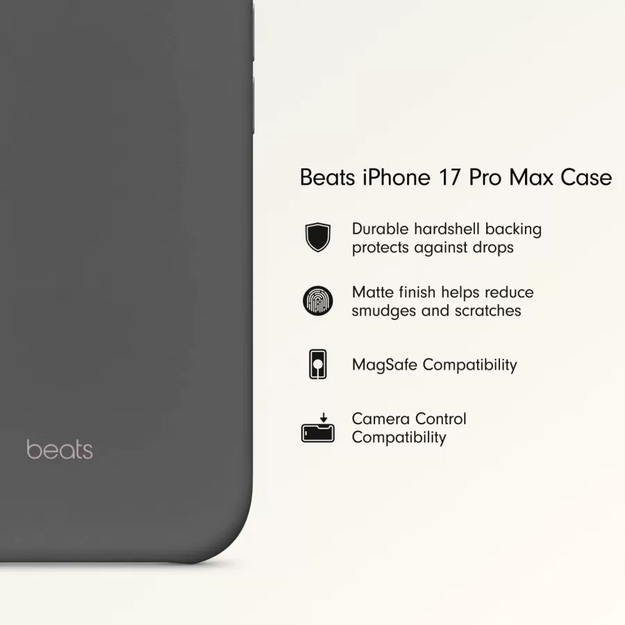 Husa Apple Beats cu MagSafe pentru iPhone 17 Pro Max Granite Gray — imaginea 2