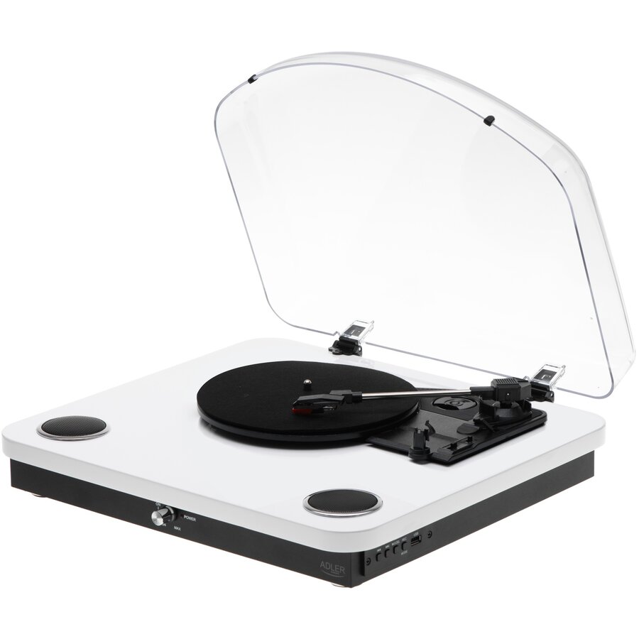 Pick-up AD 1914 USB Bluetooth 2 Difuzoare Incorporate Alb
