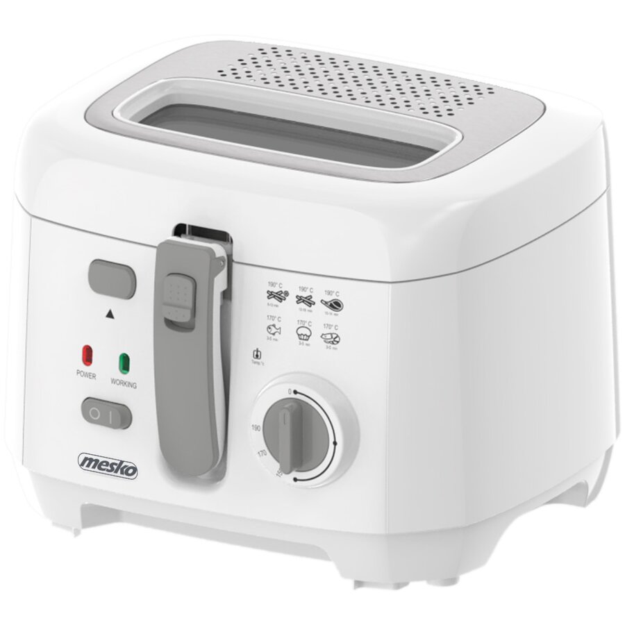 Friteuza MS 4908 G Capacitate 2.5L  1800W Alb