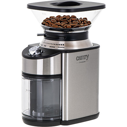 Rasnita de Cafea CR 4443 Capacitate Boabe 230G Putere 200W Negru/Argintiu