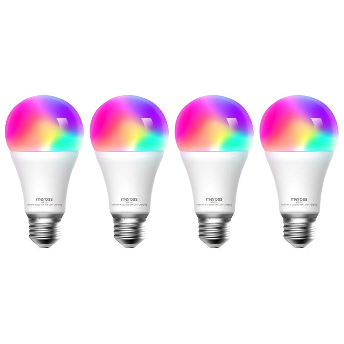 Bec MSL120, RGB, Control vocal / aplicatie, 9W, 810 lm, Interval temperatura culoare 2700-6500K, E27, WiFi, Alb