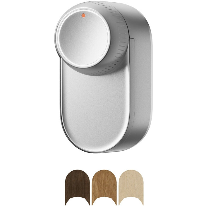 Senzori Lock Ultra, Amprenta digitala, Bluetooth 5.2, Compatibila cu Matter, Apple Home, Google Home, Amazon Alexa, SmartThings și Home Assistant, Silver