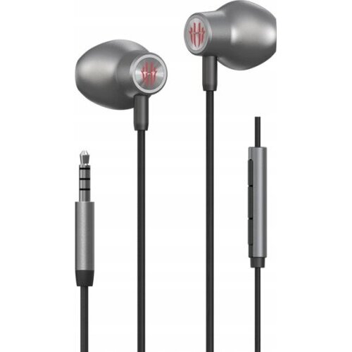 Casti Telefon MagicSound Earphones 3.5mm Microfon Gri