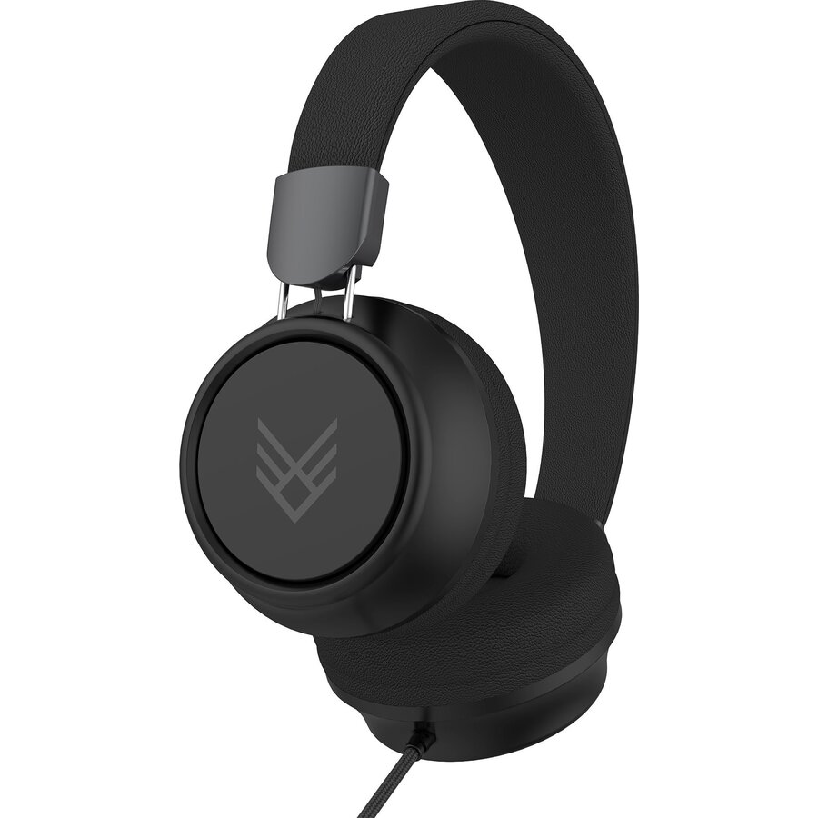 Casti Radiant LX cu Fir Jack 3.5mm Microfon Negru