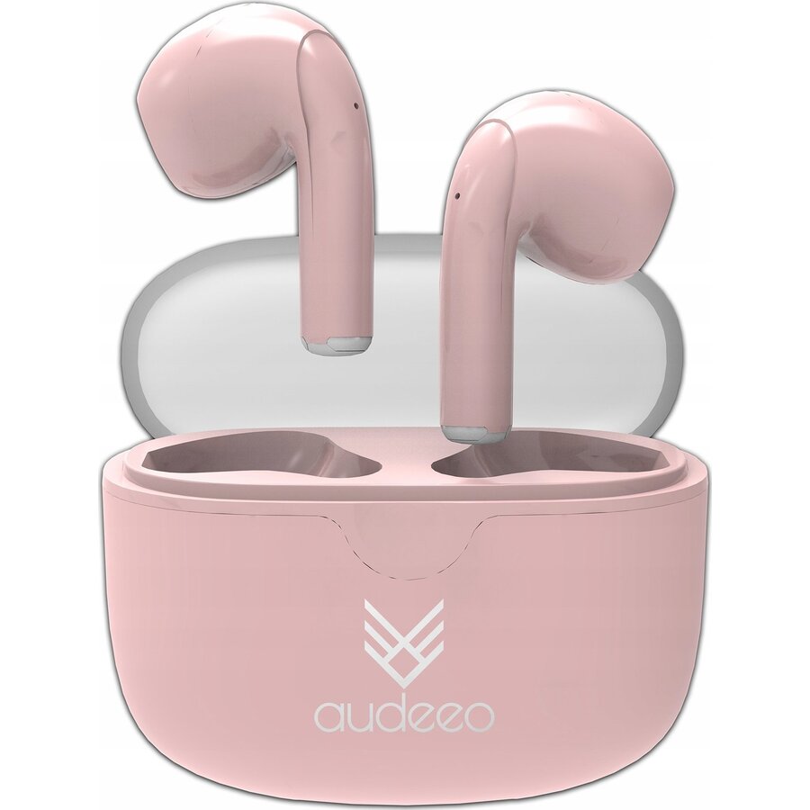 Casti Telefon Orbiter Wireless Bluetooth Microfon USB-C Roz