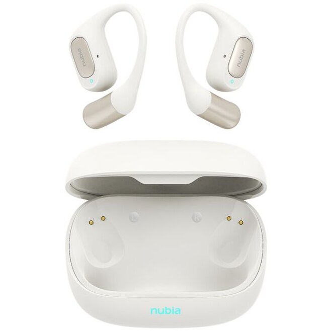 Casti Telefon LiveFlip Bluetooth 5.4 ENC 15mm Design Ergonomic Alb