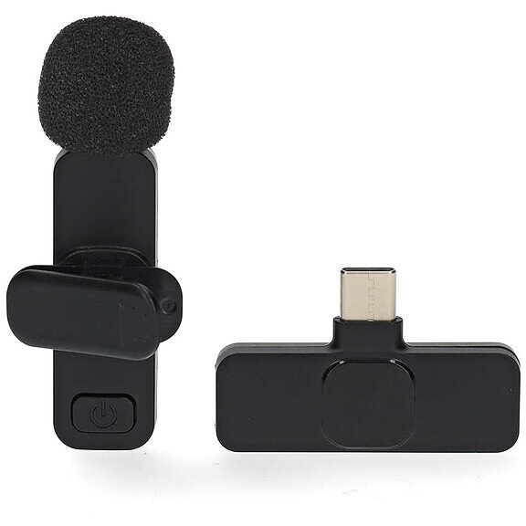 Microfon MICW110BK Wireless for Phone USB-C Negru