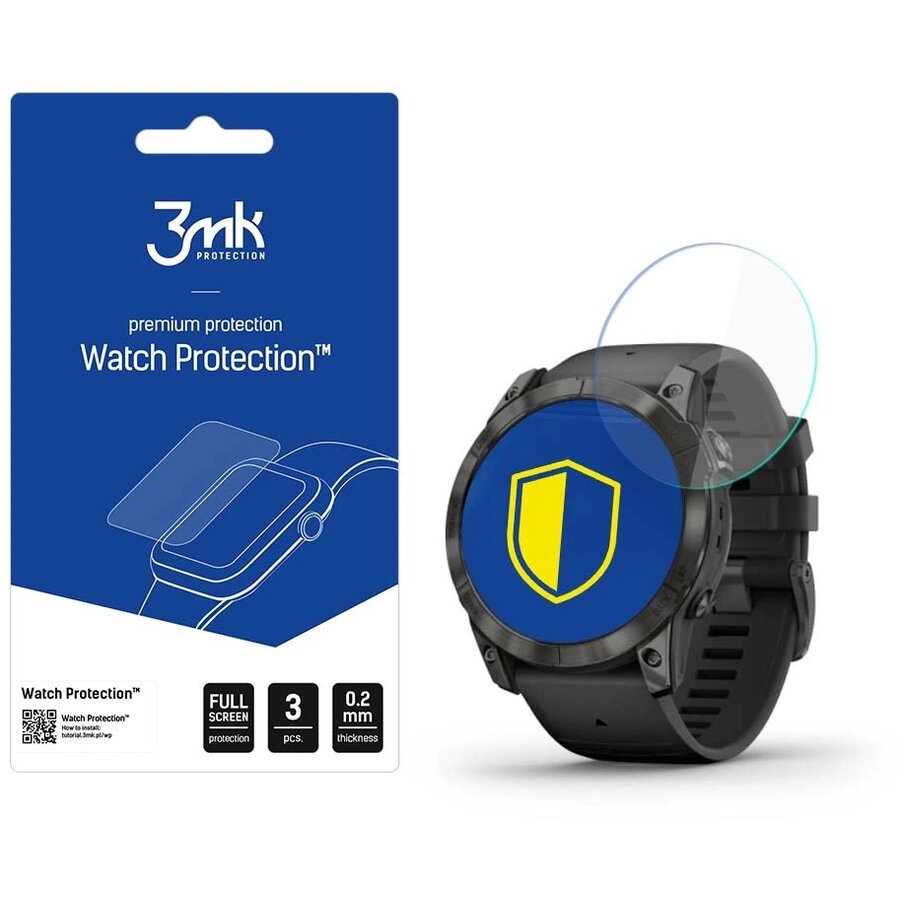 Accesoriu smartwatch Watch Protection FlexibleGlass Lite compatibila cu Garmin Epix Pro Gen 2 47mm, Transparent