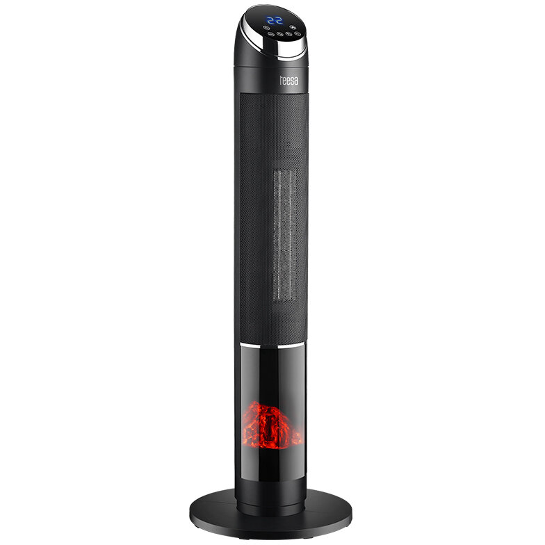Aeroterma Turn TSA9017 2 Trepte de Putere Telecomanda Temporizator Afisaj LED 2000W Negru
