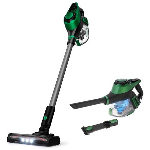 Aspirator Vertical 2in1 AD 7083 Capacitate Colectare 0.8L 15000Pa Filtru HEPA 13 700W Verde