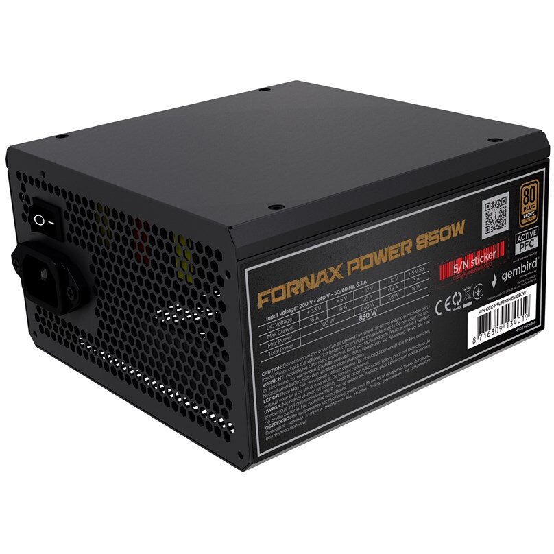 Sursa CCC-PSUBRONZE-850W Fornax Power 850W