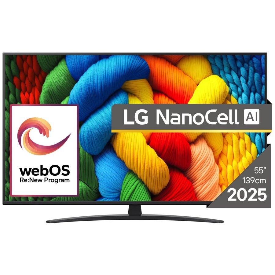 Televizor NanoCell AI 55NANO81A3A TV 139.7 cm (55) 4K Ultra HD Smart TV Wi-Fi Black - imagine 2
