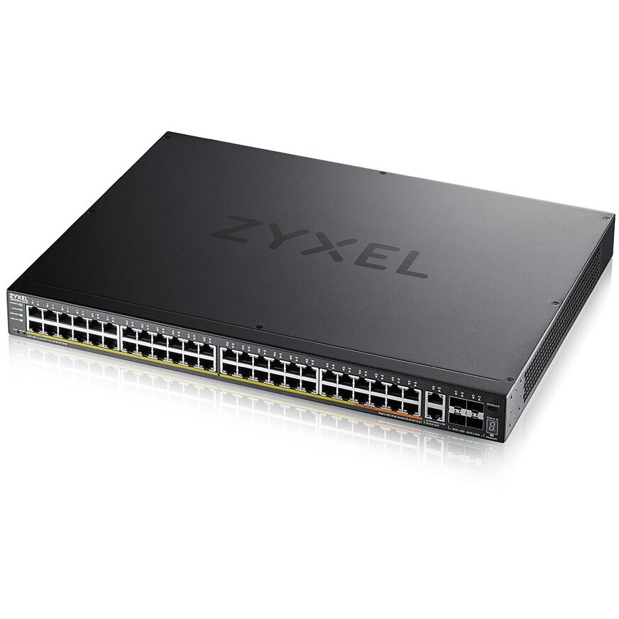 Switch XGS2220-54HP L3 Gigabit Ethernet Power over Ethernet Negru