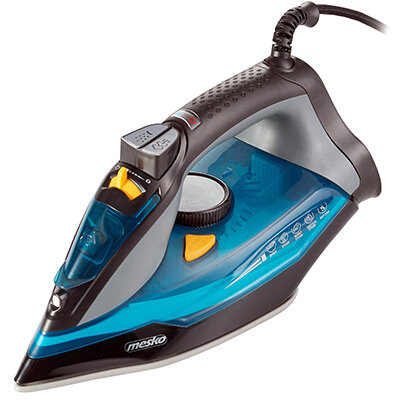 Fier de Calcat cu Aburi MS 5041 Talpa Ceramica Rezervor Apa 0.35L Putere 3000W Negru/Albastru