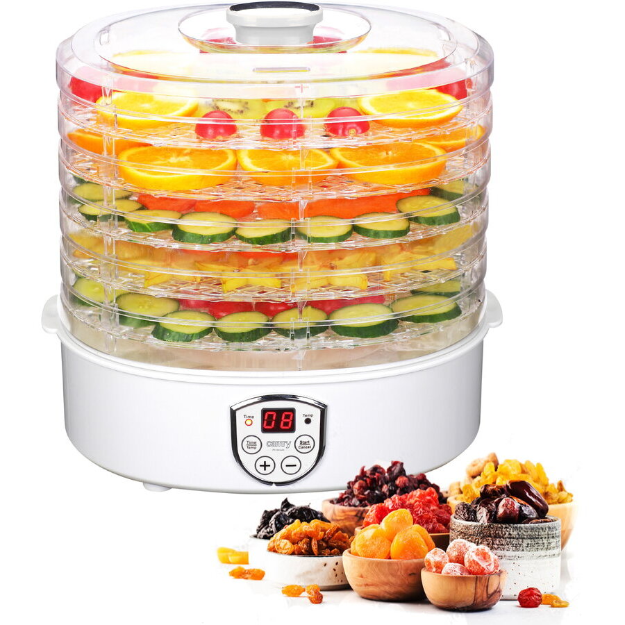 Deshidrator Alimente CR 6659 5 Tavi 550W Alb