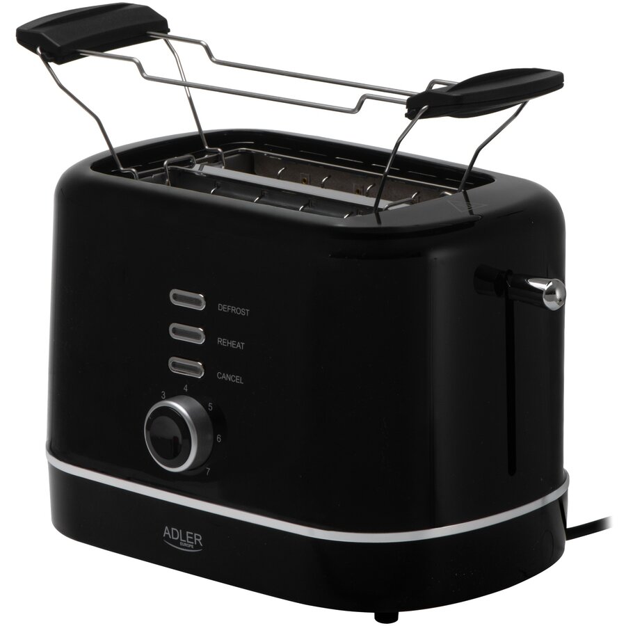 Prajitor de Paine AD 3224 7 Trepte de Rumenire Functii Decongelare Reincalzire 850W Negru