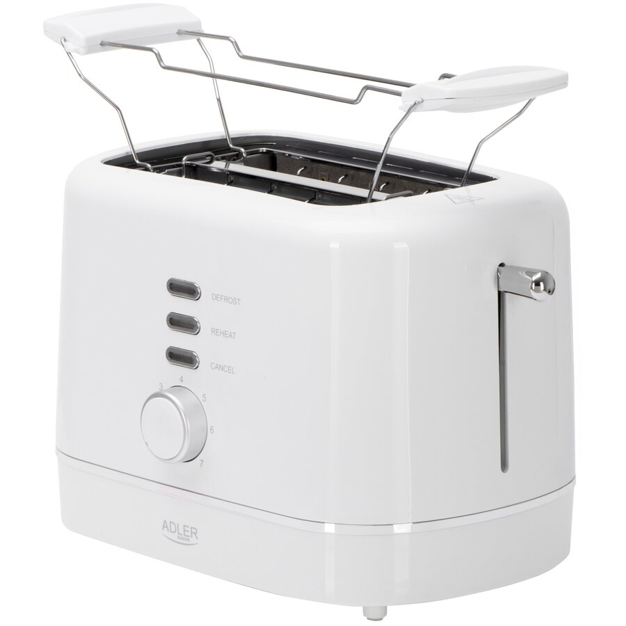 Prajitor de Paine AD 3224 7 Trepte de Rumenire Functii Decongelare Reincalzire 850W Alb