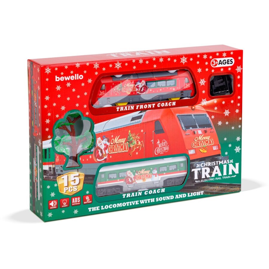 Trenulet de Craciun pentru Brad cu Muzica si Lumini 3+ Ani