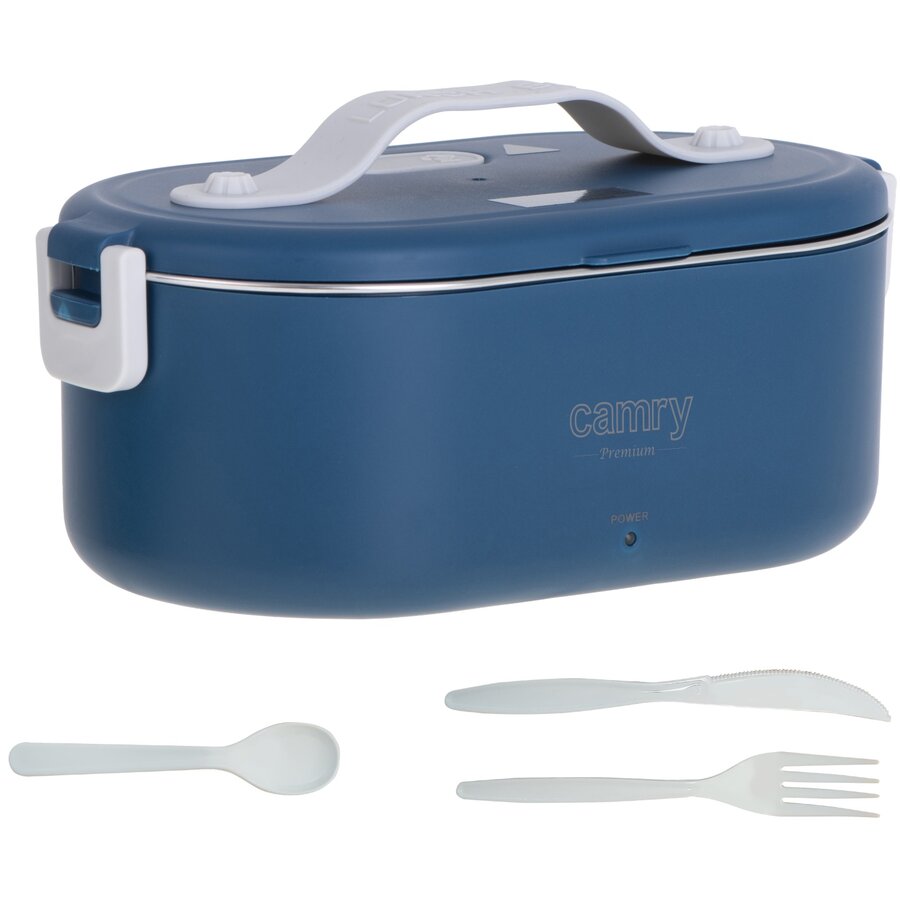 Caserola Termica CR 4517 Capacitate 0.8L Set Tacamuri si Husa Albastru