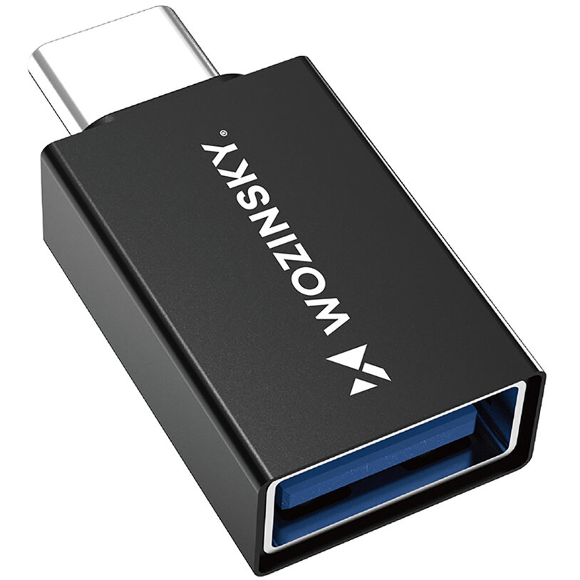 Adaptor USB-C la USB-A 3.2 Wozinsky W10GY1S, 10 Gbps, Negru - imagine 2