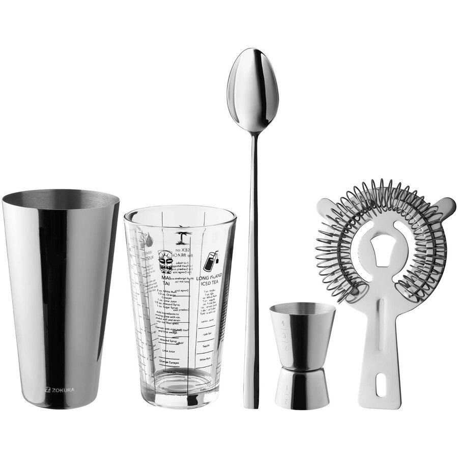Set Shaker Cocktail Z1344 5 Piese Inox