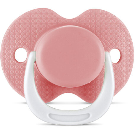 Suzeta cu Capac Silicon Moale 0 Luni+ Shell Pink