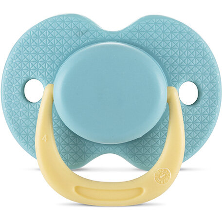 Suzeta cu Capac Silicon Moale 0 Luni+ Aqua Blue
