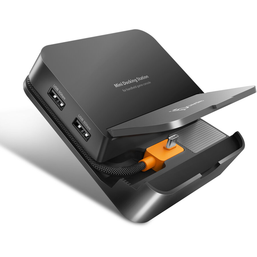 Omni Side Dock Nintendo Switch 2  Steam Deck Negru