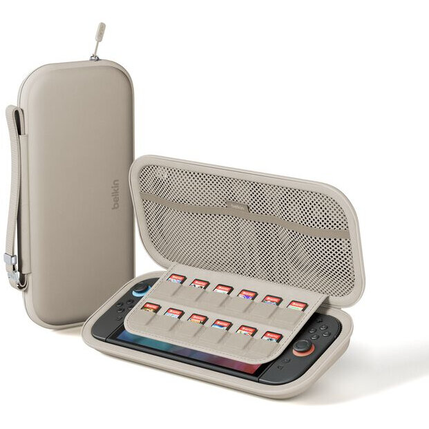 Accesoriu gaming Husa de călătorie Belkin pentru consola Nintendo Switch 2, bej, 29x14.5x5cm - imagine 2