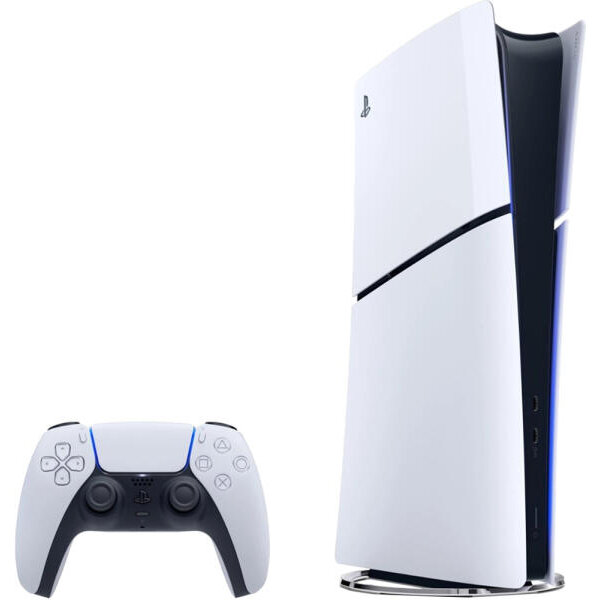 Consola Gaming Sony PlayStation 5 Slim Digital Edition SSD 825GB + EA Sports FC 26 Alb — imaginea 2