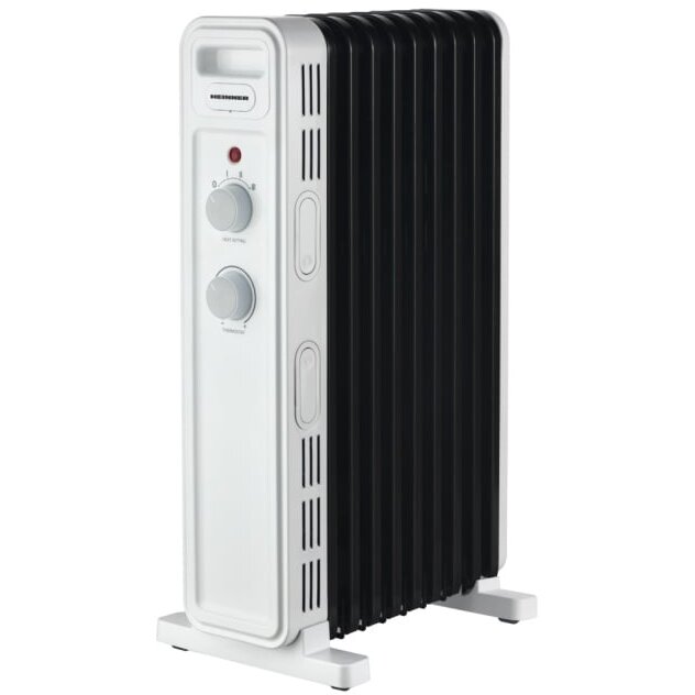 Calorifer cu Ulei HOH-M09WH-BK HEINNER Alb/Negru