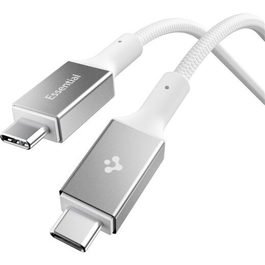 Cablu de date Essential, 2x USB-C, 100W, 5Gbps, 1.5m, Alb