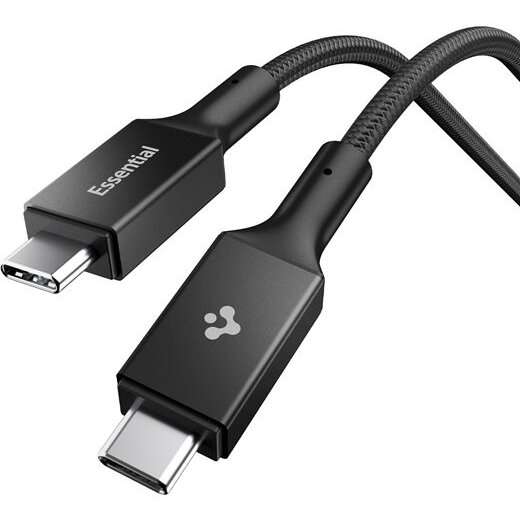 Cablu de date Essential, 2x USB-C, 240W, 40Gbps, 1.5m, Negru