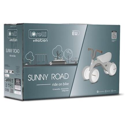 Bicicleta de echilibru Lorelli Sunny Road, 12-36 luni, scaun reglabil, lumini și muzica, Gri — imaginea 5