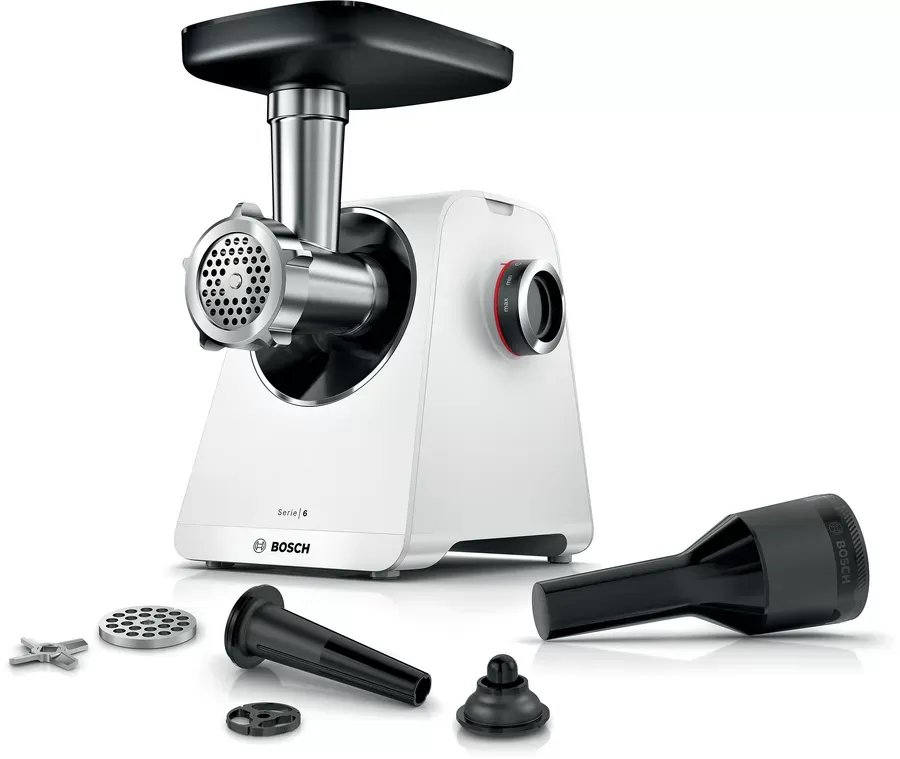 Mașina de Tocat Electrica Bosch Seria 6 MultiPower MFWS607W 2100W Alb