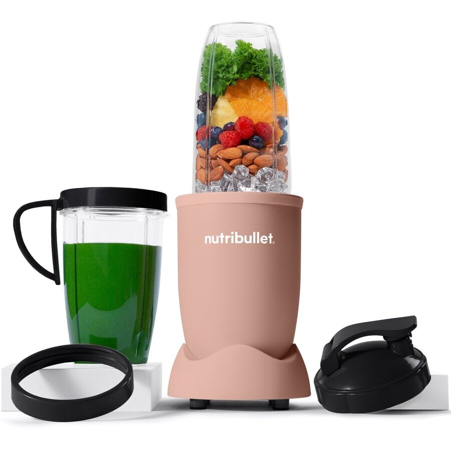 Blender nutribullet Pro Mineral NB907MACL 0.9L 2 Cupe 946/710ML 1 Viteza 900W Roz — imaginea 2