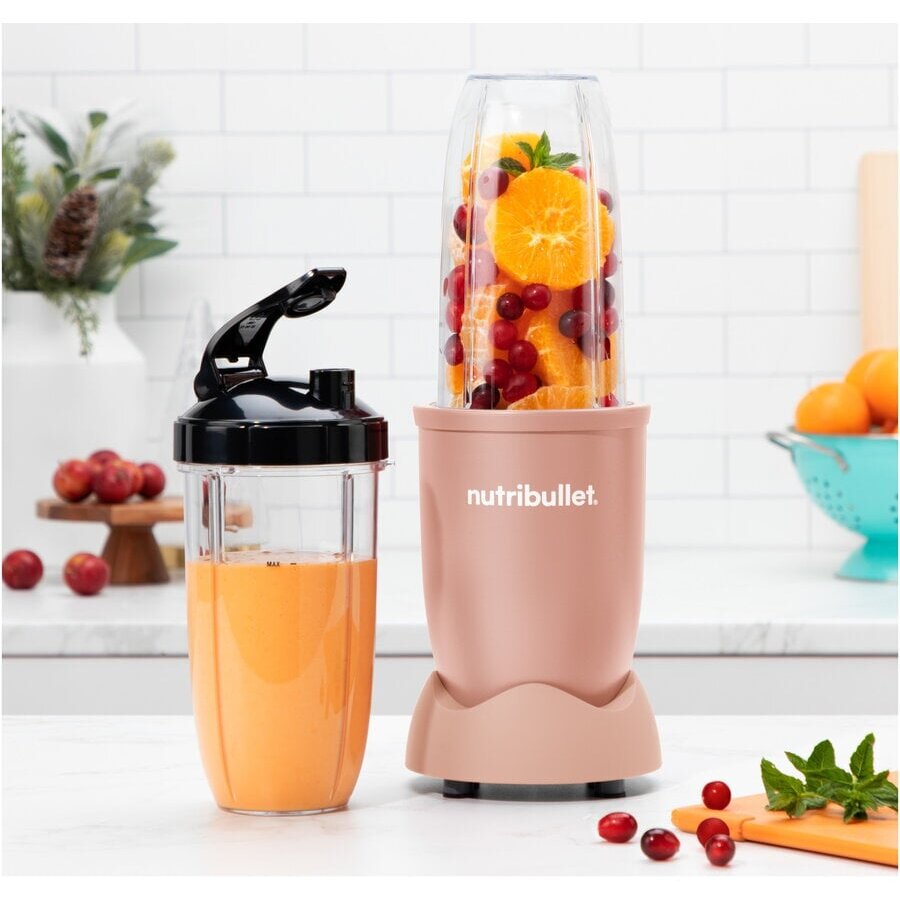Blender nutribullet Pro Mineral NB907MACL 0.9L 2 Cupe 946/710ML 1 Viteza 900W Roz — imaginea 4