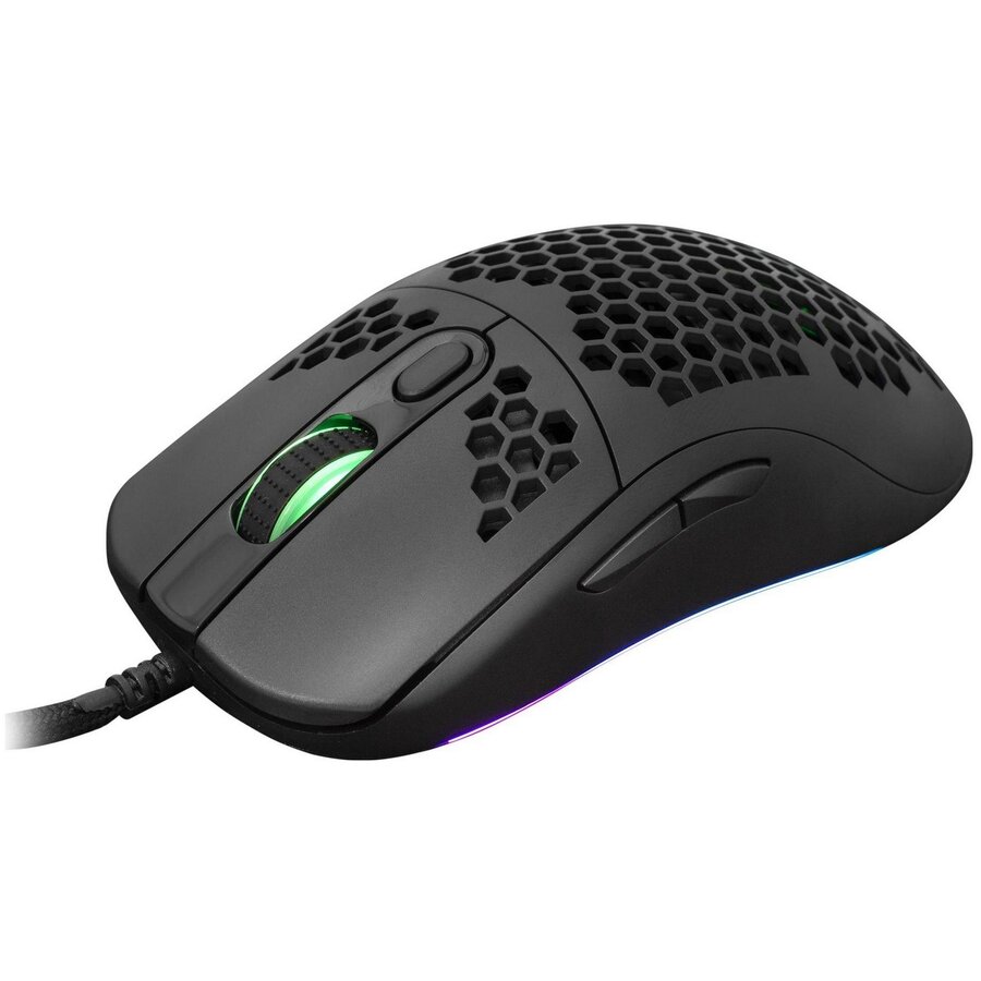 Mouse White Shark GM-5007 Galahad 7200 DPI Negru — imaginea 3