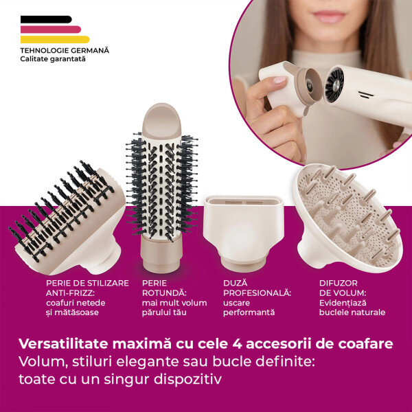 Uscător de Par Beurer HC 150 Multifuncțional FusionDry Pro — imaginea 2