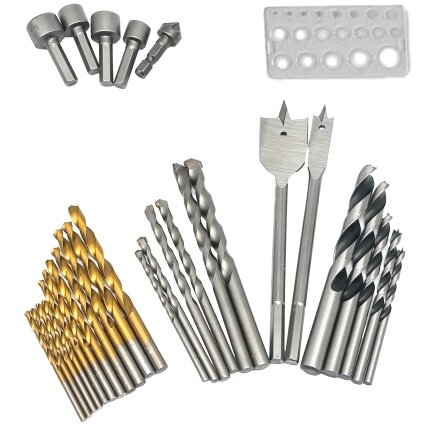 Set Accesoii Burghie Freze si Biti 30 Piese