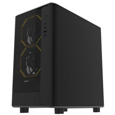 Carcasa pentru computer Darkflash DB330M Mesh, Middle Tower, ITX, Micro ATX, Alb - imagine 2