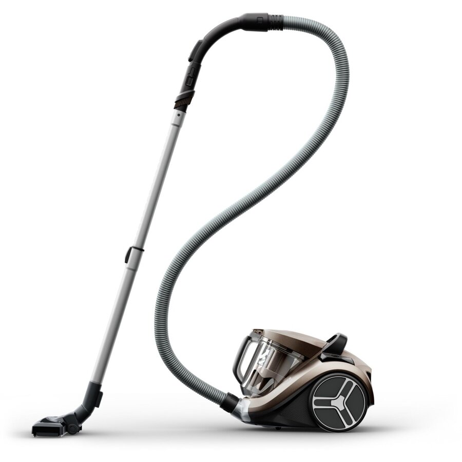 Aspirator fara Sac Compact Power XXL RO4B50EA Capacitate Colectare 2.5 L 3 Niveluri de Filtrare 900W Crem