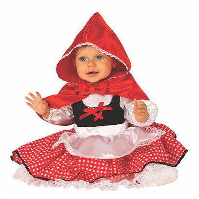 Costum de Carnaval Micuta Scufita Rosie Poliester 12-24luni Multicolor