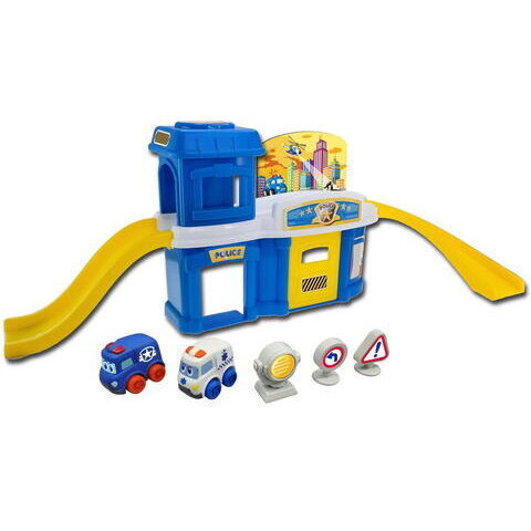 Joc de Constructie Prima Mea Sectie de Politie +12luni Multicolor