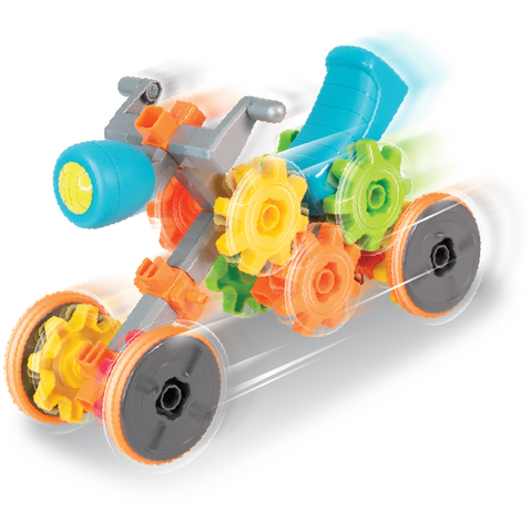 Set de Constructie 3-in-1 Atelierul de Vehicule Plastic +4ani Multicolor