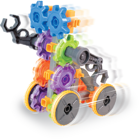 Set de Constructie 3-in-1 Robotel & Masinute Saniter +4ani Multicolor
