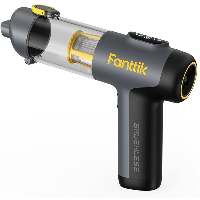 Aspirator Slim V9 Mix, 12000Pa, 80W, 75dB, 2500mAh, USB-C, Accesorii incluse, Negru