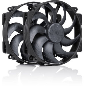 Ventilator Set 2x NF-A14x25r G2 PWM Sx2-PP chromax.black 140mm