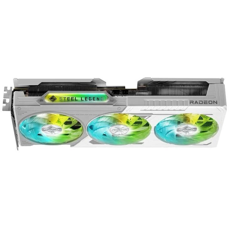 Placa Video Radeon RX 9070 XT Steel Legend 16384MB GDDR6