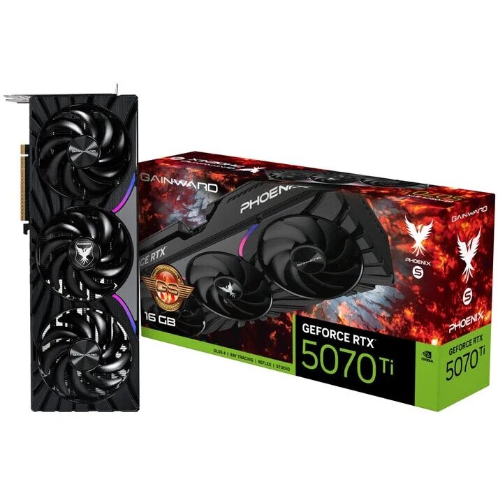 Placa Video GeForce RTX 5070 Ti Phoenix-S GS 16384MB GDDR7